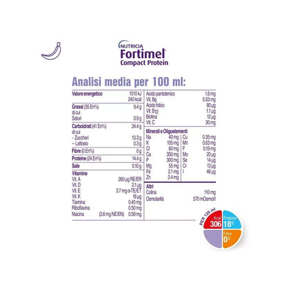 Fortimel Compact Protein Pesca e Mango 4x125ml