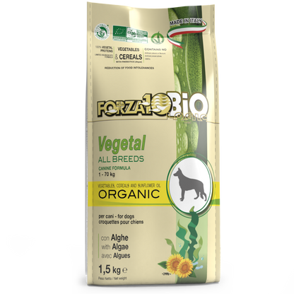 Forza10 Bio Cane Vegetal Crocchette Con Alghe Cani Adulti Sacco 1,5kg