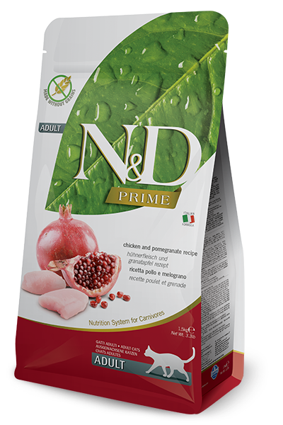 Farmina N&D Prime Pollo E Melograno Gatti Adulti Sacco 300g