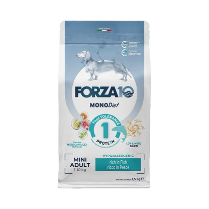 Forza10 Mini Diet Crocchette Al Pesce Cani Adulti Taglia Mini Sacco 1,5kg