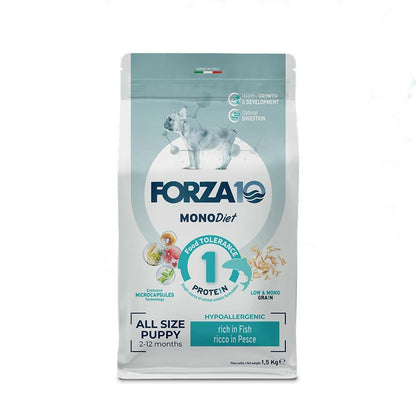 Forza10 Puppy Junior Diet Crocchette Al Pesce Per Cuccioli Sacco 1,5kg