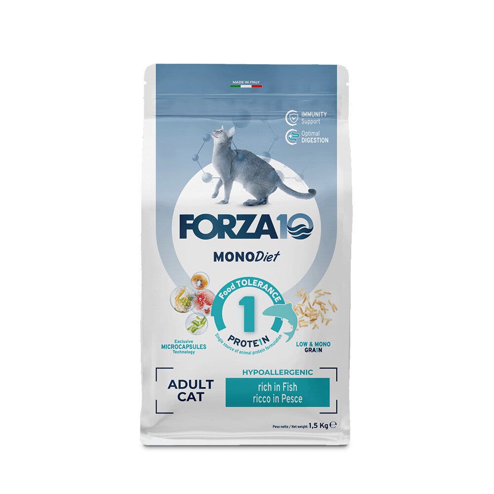 Forza10 Regular Diet Crocchette Al Pesce Gatti Adulti Sacco 1,5kg
