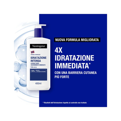 Neutrogena Crema Idratante Corpo Intensa Profumata adatta per Pelle Secca con Formula Norvegese 400ml