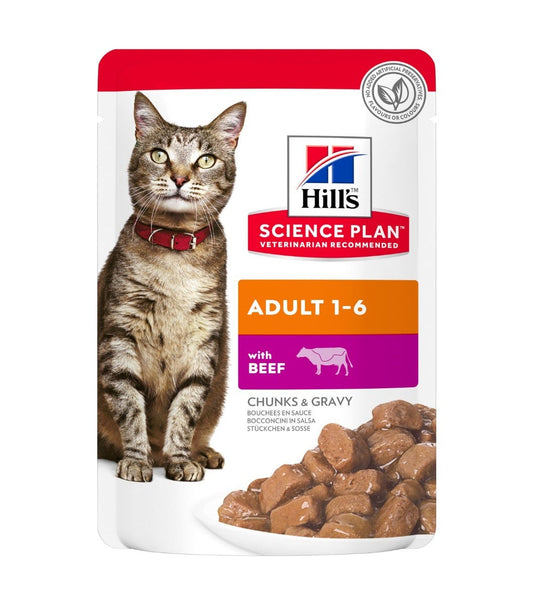 Hill's Science Plan Bocconcini Di Manzo Per Gatti Adulti Bustina 85g