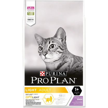 Purina Pro Plan Light Gatto Crocchette Tacchino Sacco 10kg
