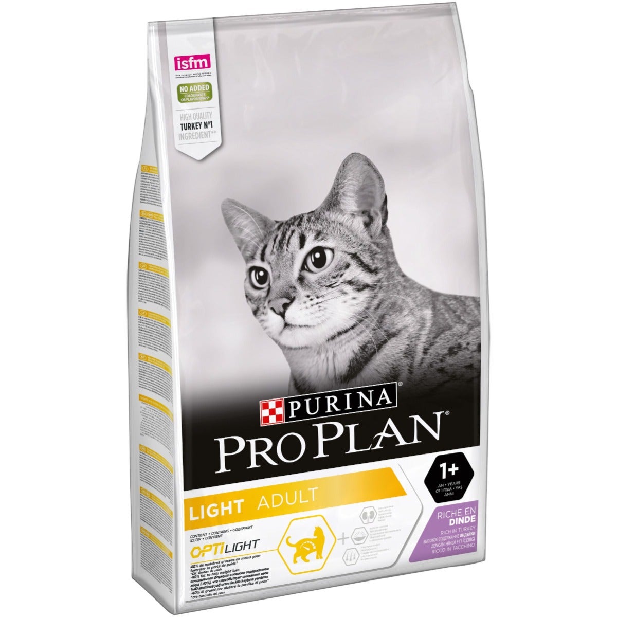 Purina Pro Plan Light Gatto Crocchette Tacchino Sacco 10kg