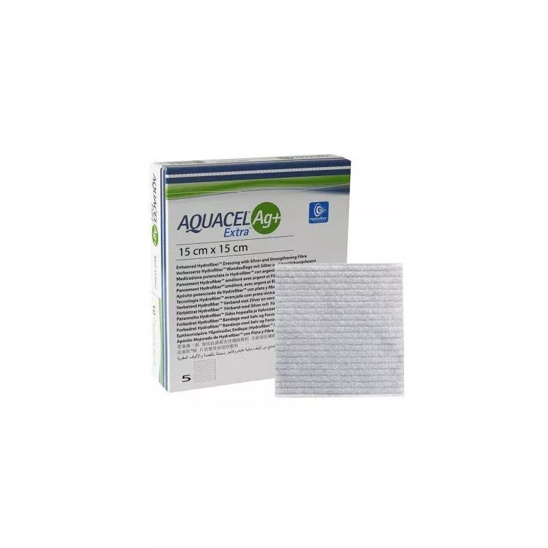 Aquacel Ag + Extra 15x15cm 5pz