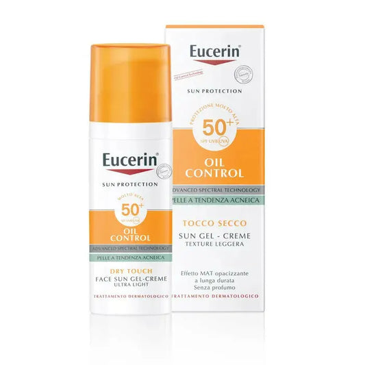 Eucerin Oil Control Sun Gel-Creme Tocco Secco SPF50+ 50ml