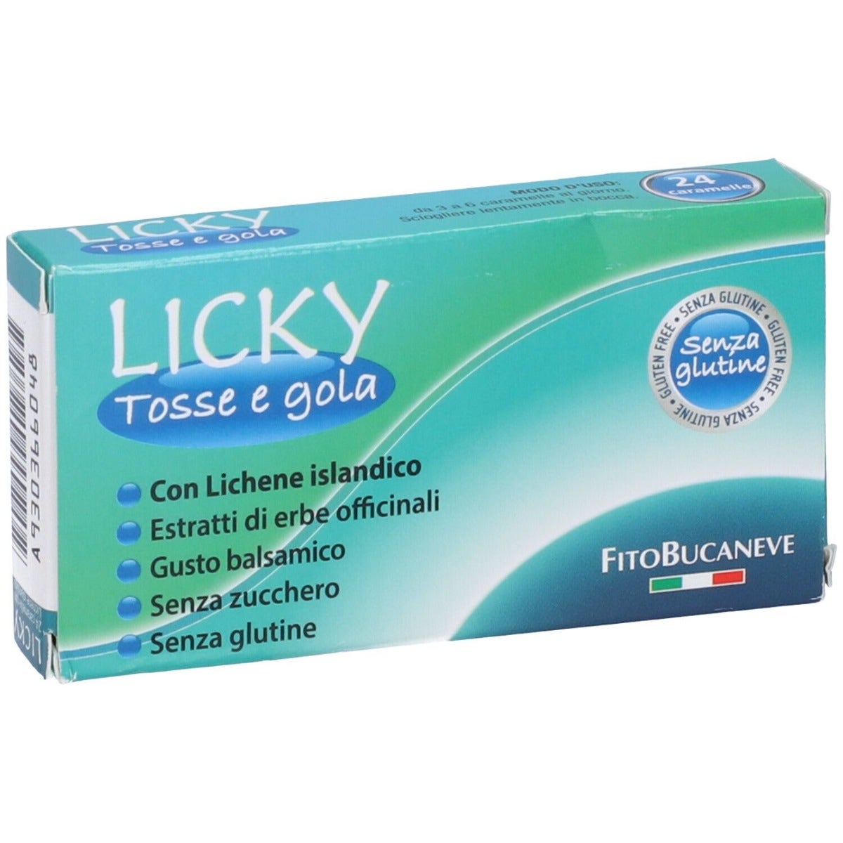 Licky Caramelle Adulti Per Tosse E Gola Senza Zucchero 70g