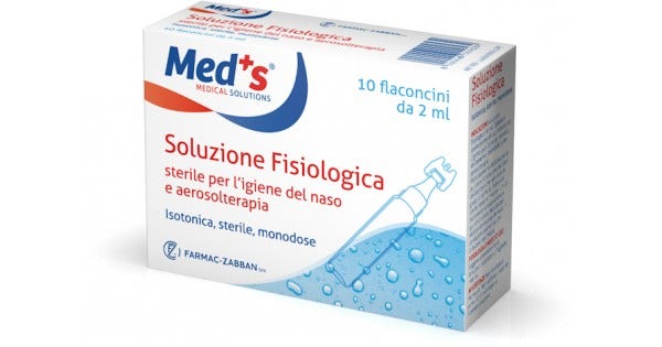 Meds Soluzione Fisiologica Sterile 10 Flaconcini Da  2ml