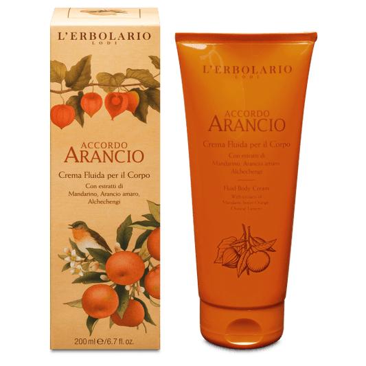 L'Erbolario Crema Fluida per il Corpo Accordo Arancio 200ml