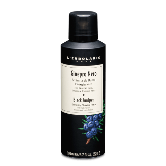 L'Erbolario Schiuma da Barba Energizzante Ginepro Nero 200ml