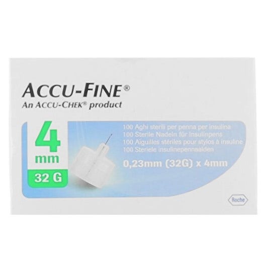 Accu-fine Ago G32 4mm 100pz