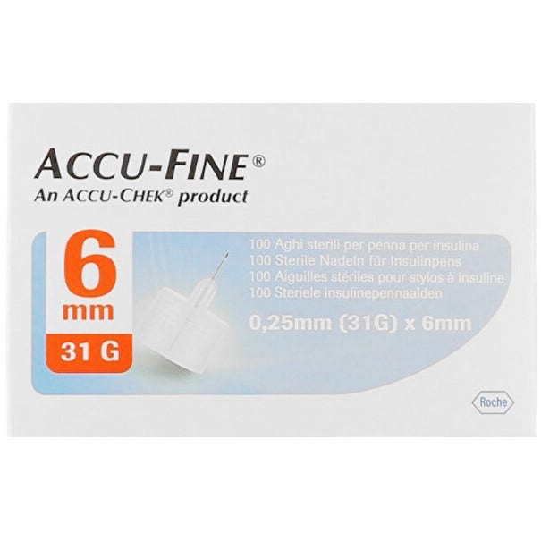 Accu-fine Ago G31 6mm 100pz