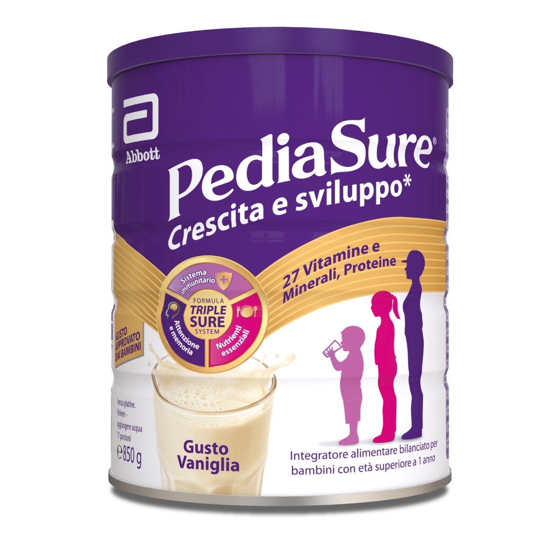 Pediasure Crescita & Sviluppo Rinforza Vaniglia 850g