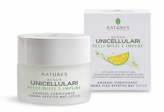 Nature's Acque Unicellulari Aquagel Mat SPF20 50ml