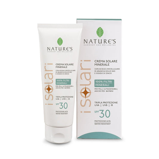 Nature's I Solari Crema Viso Corpo Minerale SPF30 100ml