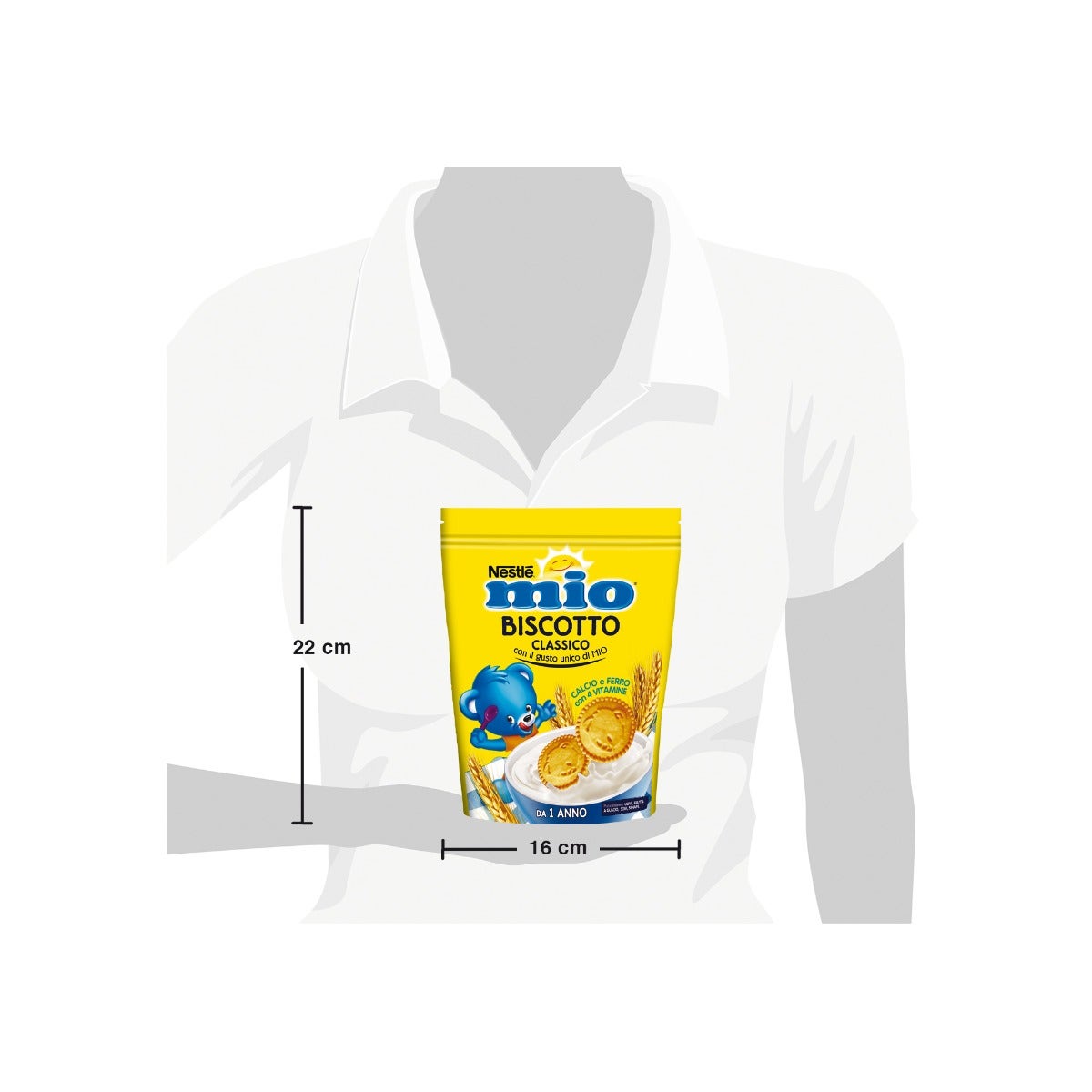 Nestlè Mio Biscotto Gusto Classico Da 12 Mesi Sacchetto 180g
