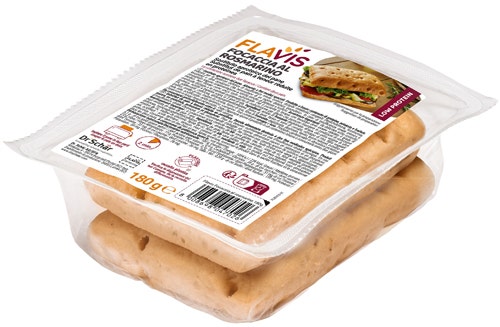 Flavis Focaccia Rosmarino 2 Pezzi da 90 g