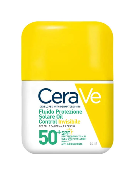 Cerave Fluido Protezione Solare Oil Control Invisibile 50ml SPF50+