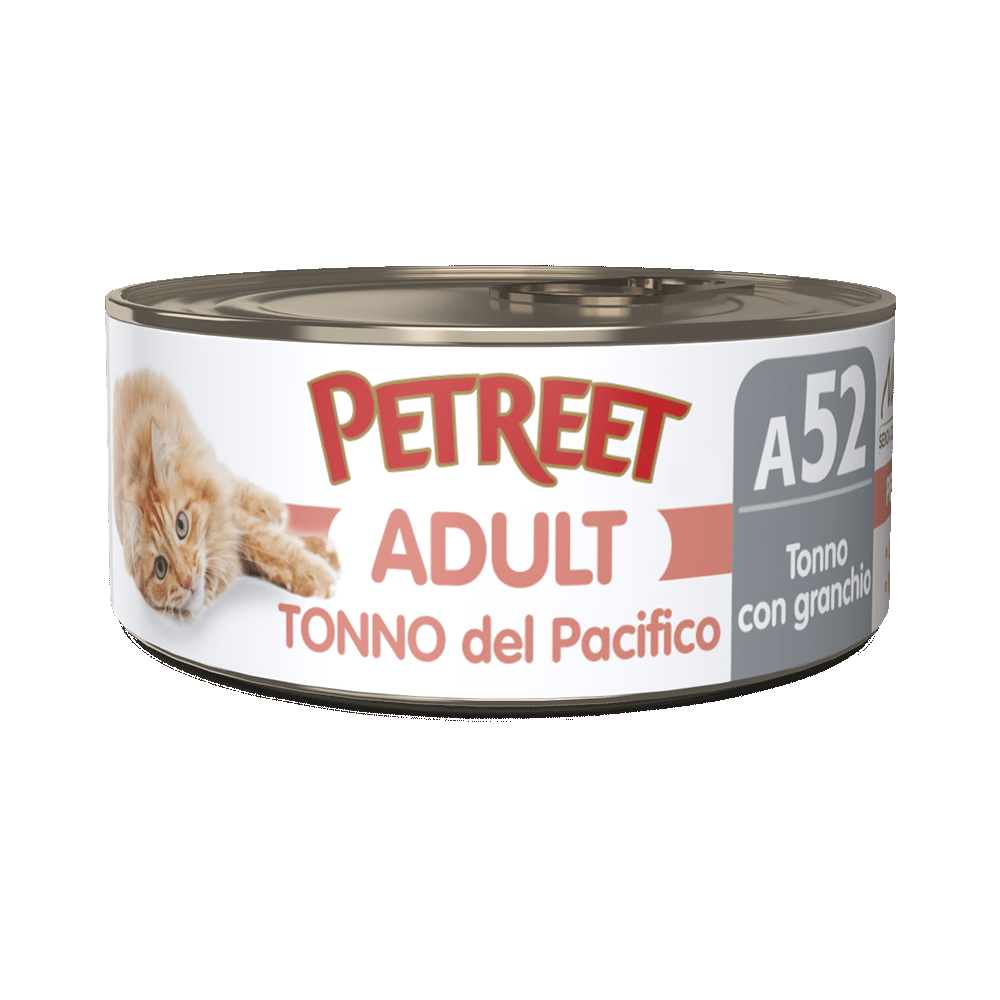 Petreet Adult Tonno Del Pacifico Con Granchio Per Gatti Lattina 70g
