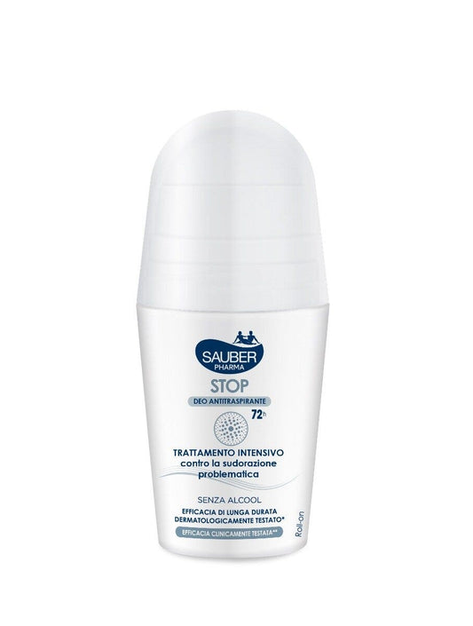 Sauber Stop Deodorante Antitraspirante 72h Roll-On 50ml