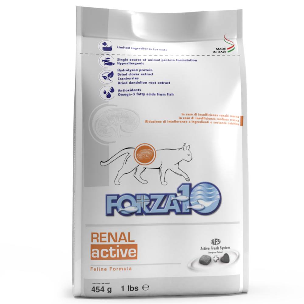 Forza10 Active Renal Cibo Secco Gatti Adulti Sacco 454g