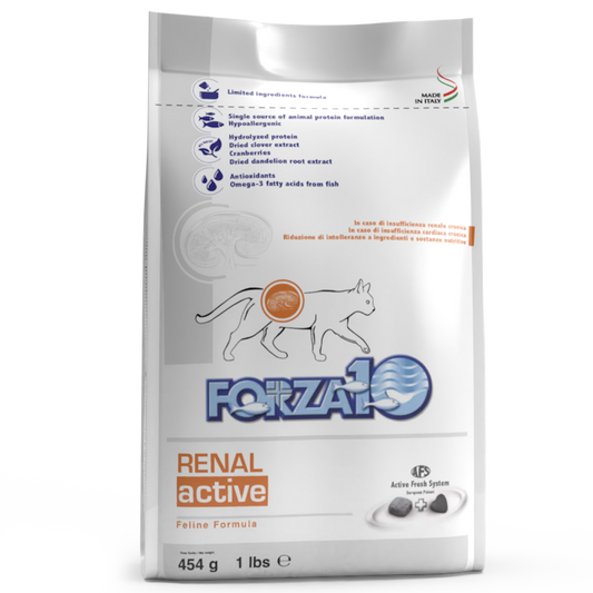 Forza10 Active Renal Cibo Secco Gatti Adulti Sacco 454g