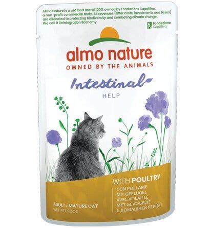 Almo Nature Intestinal Help Pollame Cibo Umido Per Gatti Adulti Bustina 70g
