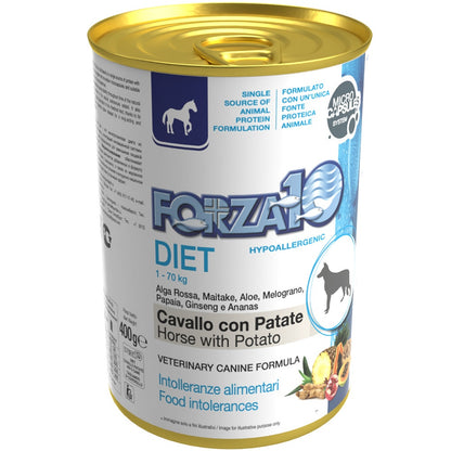 Forza10 Diet Cavallo E Patate Cibo Umido Cani Adulti Barattolo 400g