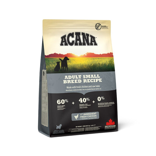 Acana Cane Adult Small Breed Crocchette Pollame e Passera del Pacifico Sacco 2kg