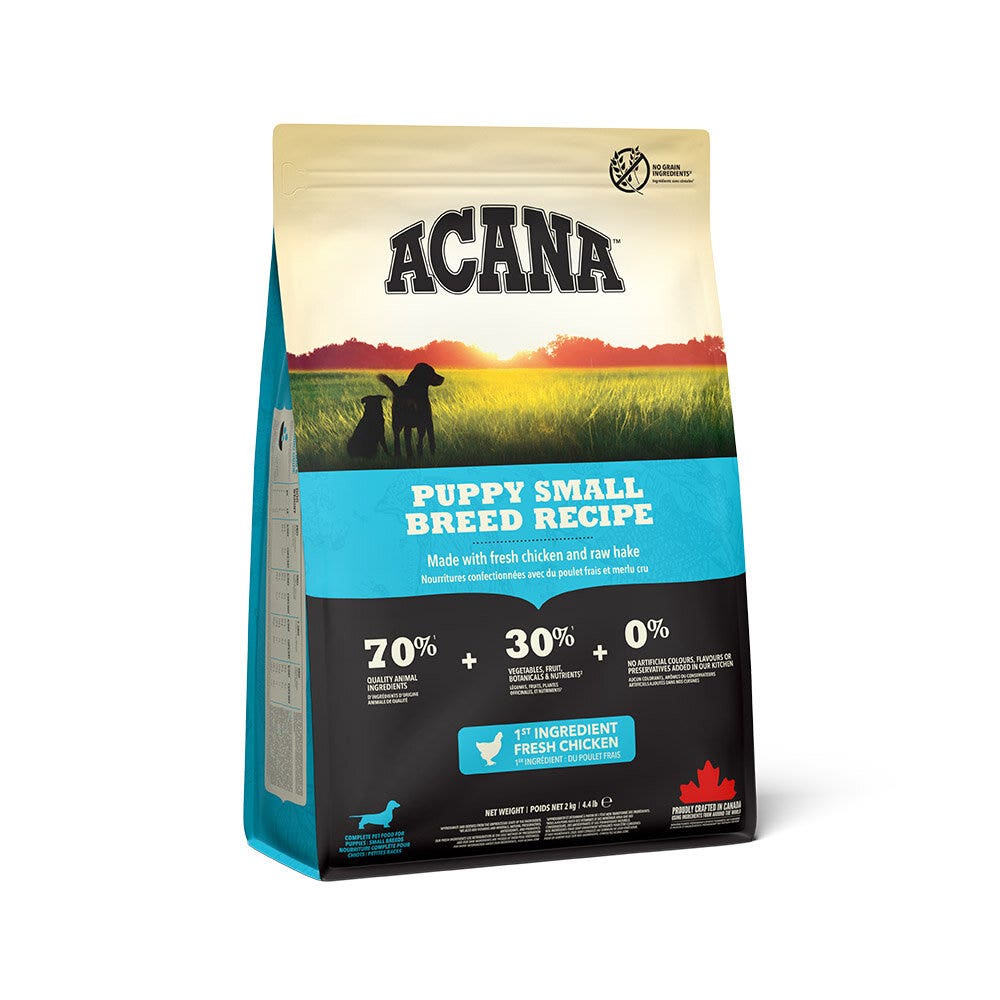 Acana Cane Puppy Small Breed Crocchette Pollame e Passera el Pacifico Sacco 2kg