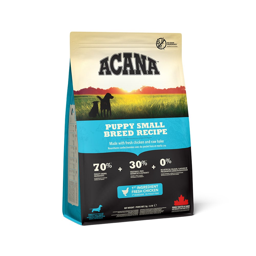 Acana Cane Puppy Small Breed Crocchette Pollame e Passera el Pacifico Sacco 2kg