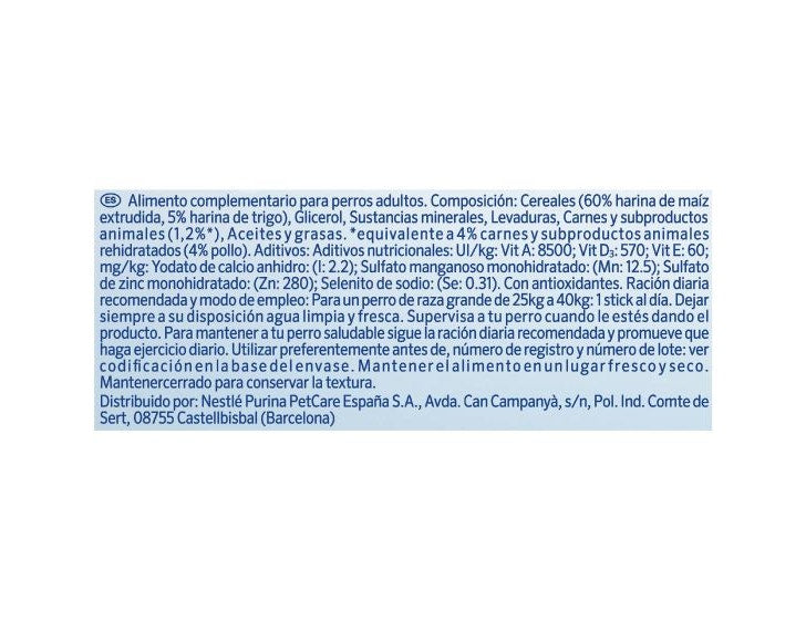 Purina Dentalife Snack Daily Oral Care Per Cani 25 - 40kg Taglia Large 12 Stick