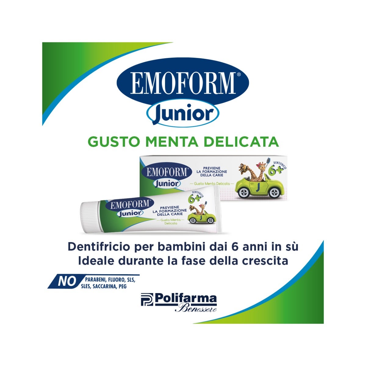 Emoform Junior Dentifricio 6+ 75ml