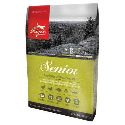 Orijen Senior Crocchette Con Pollo E Tacchino Per Cani Adulti E Anziani Sacco 2kg