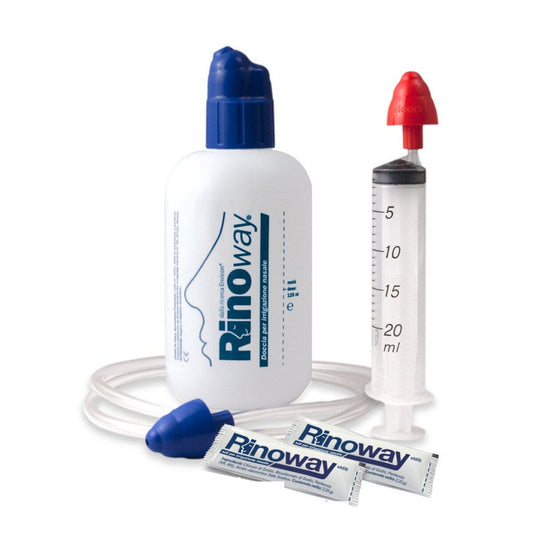 Rinoway Doccia Per Irrigazione Nasale + 15 Sali Ipertonici