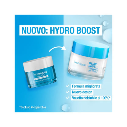 Neutrogena Crema Gel Hydro Boost Crema Idratante Viso con Acido Ialuronico 50ml