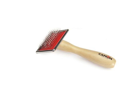 Camon Cardatore Manico Legno Per Cani/Gatti Misura Media