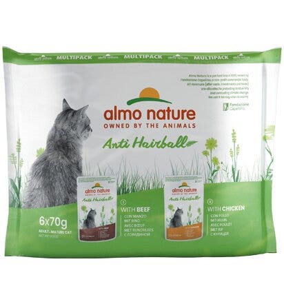 Almo Nature Daily Cibo Umido Manzo E Pollo Per Gatti Adulti 6x70g