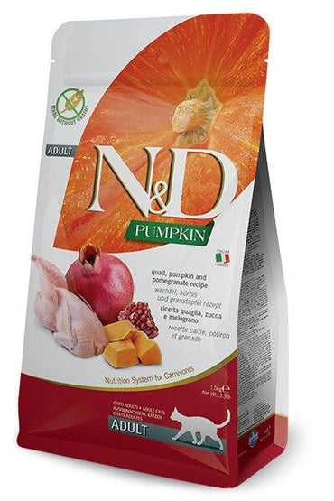 Farmina N&D Pumpkin Quaglia E Zucca Gatti Adulti Sacco 300g