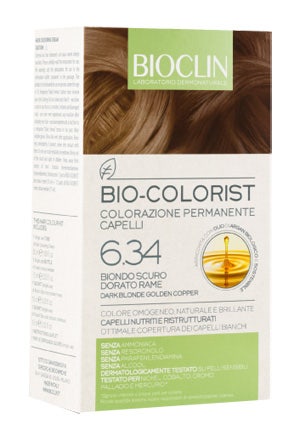 Bioclin Bio Colorist Colorazione Permanente 6.34 Biondo Scuro Dorato Rame