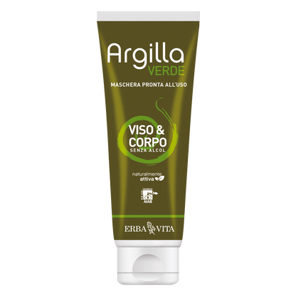 Argilla Verde Maschera Viso E Corpo 250ml