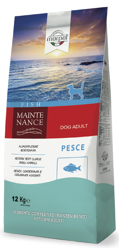Marpet Maintenance Pesce Cibo Secco Per Cani Adulti Taglia Maxi Sacco 12 Kg