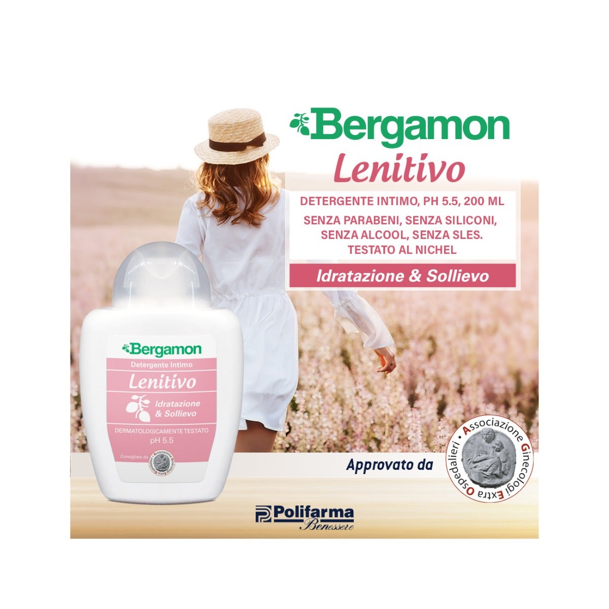 Bergamon Detergente Intimo Lenitivo 200ml