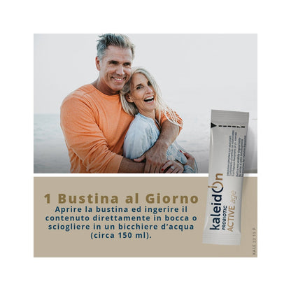 Kaleidon Probiotic Active Age 60+ Adulti 14 Bustine