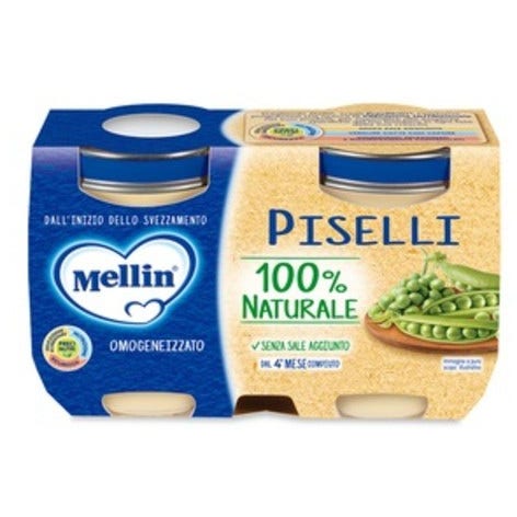 Omogeneizzato Piselli 2x125g