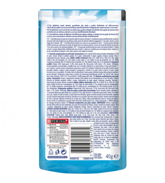 Purina Dentalife Daily Oral Care Treats Snack Per Gatti Pollo Bustina 40g