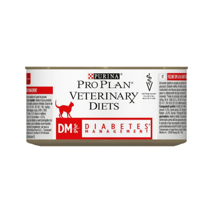 Purina Pro Plan Veterinary Diets Umido Gatto DM Diabetes Management St/Ox Lattina 195g