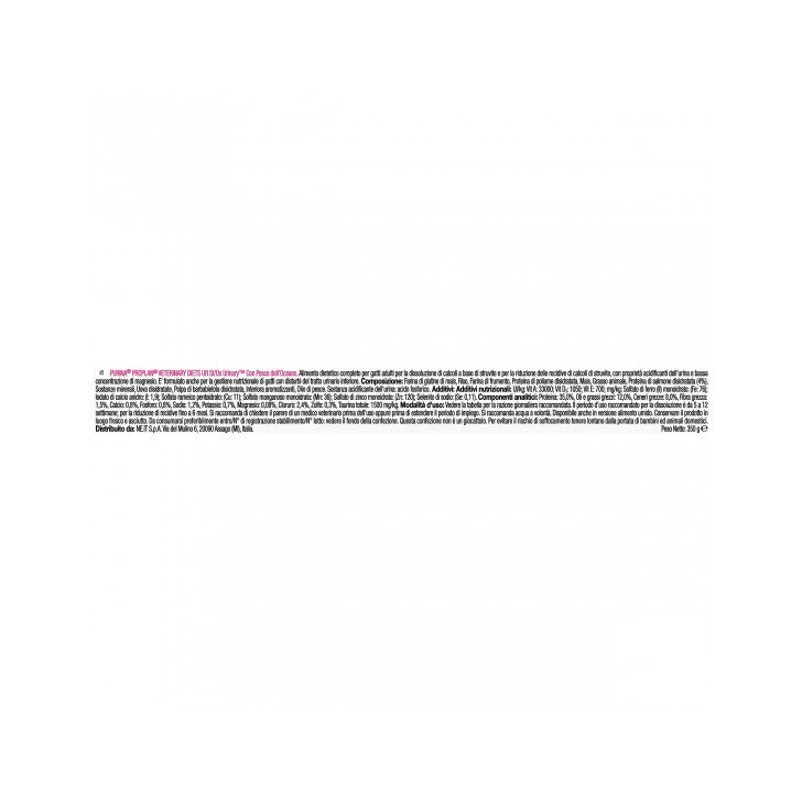 Purina Pro Plan Veterinary Diets Secco Gatto UR Urinary St/Ox Pesce Dell'Oceano Busta 350g